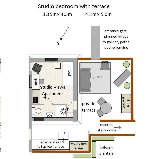 Studio Views Apartment, Cortijo Fruitful Hills Malaga Ngoại thất bức ảnh